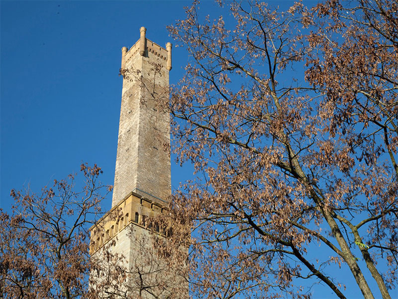 Schornstein Ravensberger Spinnerei, Bielefeld Mitte